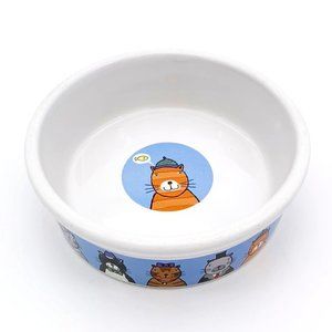 5" Signature Housewares Stoneware Cat Dish - R. Van Beers design, "Cat People"